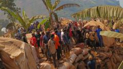 DR Congo rescuers dig with bare hands for trapped miners