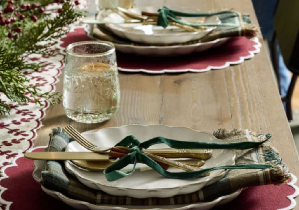Why spend hours trawling the thrift stores when Joanna Gaines' festive collection is serving up perfect vintage-style tableware? – Here's what I'm shopping now