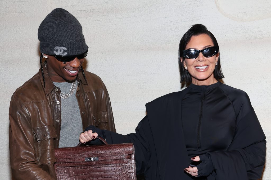 Travis Scott Reunites with Ex Kylie Jenner’s Family for Skims Event In NYC: Photos