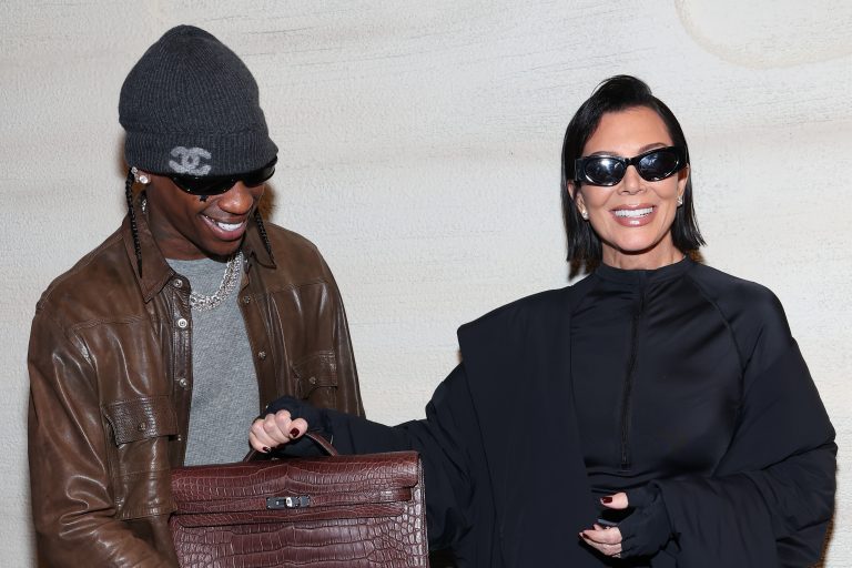 Travis Scott Reunites with Ex Kylie Jenner’s Family for Skims Event In NYC: Photos