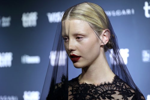 Mia Goth’s Best Red Carpet Moments Are a Haunting Whisper