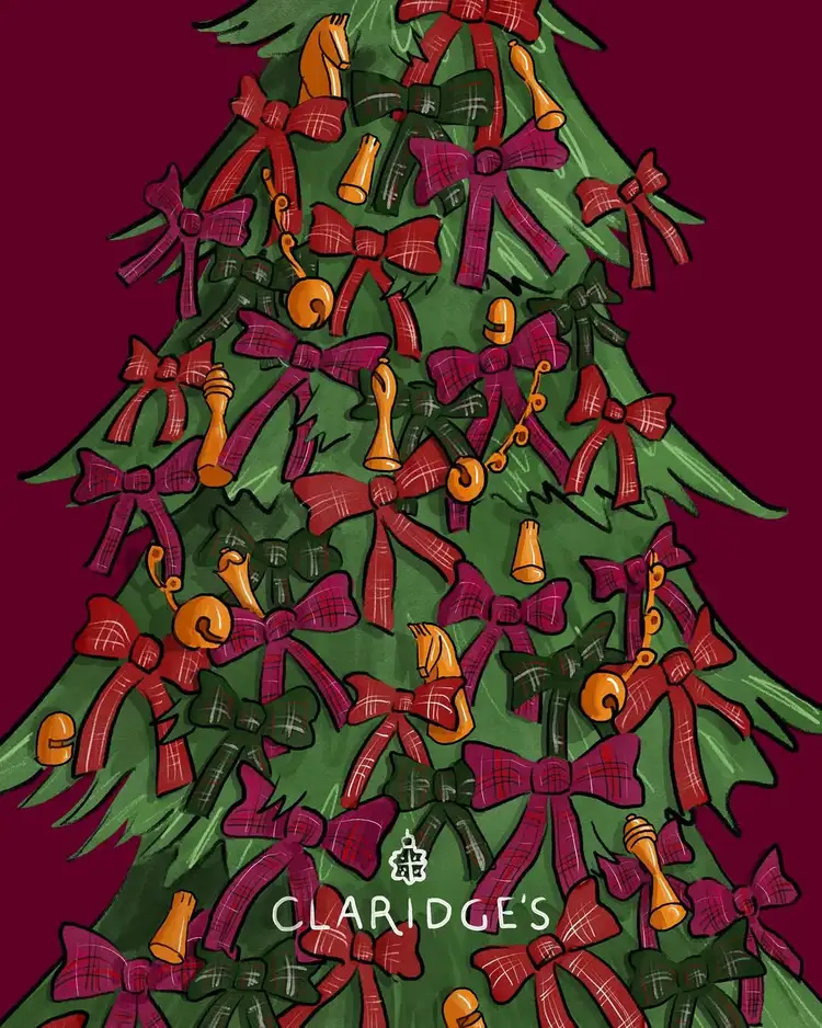 Claridge’s Christmas Tree 2025: Daniel Lee of Burberry Designs Iconic Holiday Display