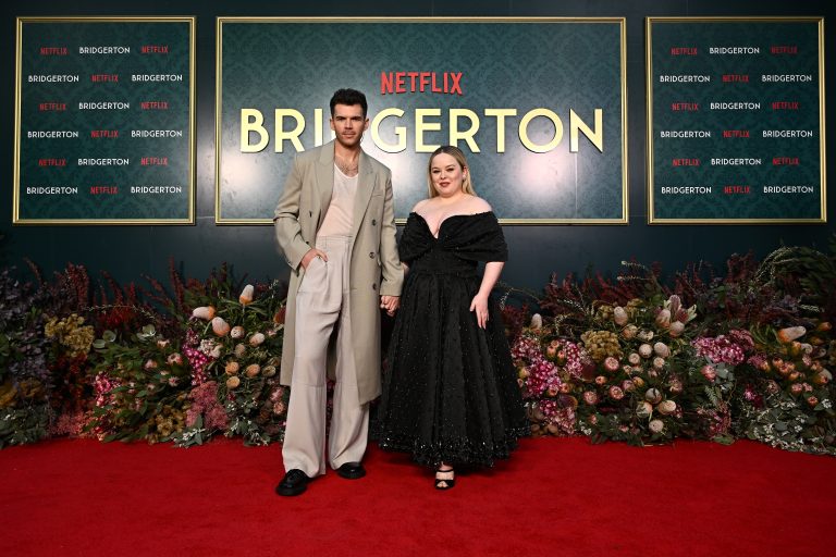 Nicola Coughlan Introduces the Newest and Youngest Member of the ‘Bridgerton’ Family