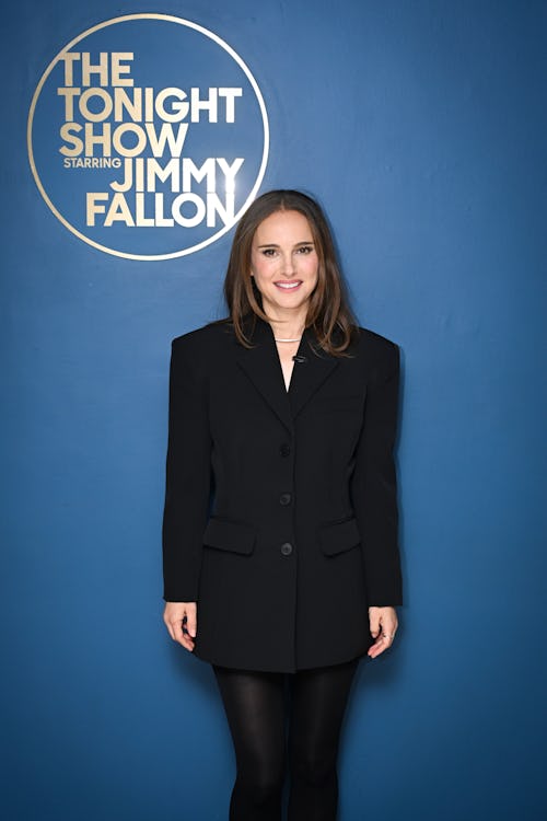 Natalie Portman Wears No Pants With Luxe Blazer From The Row