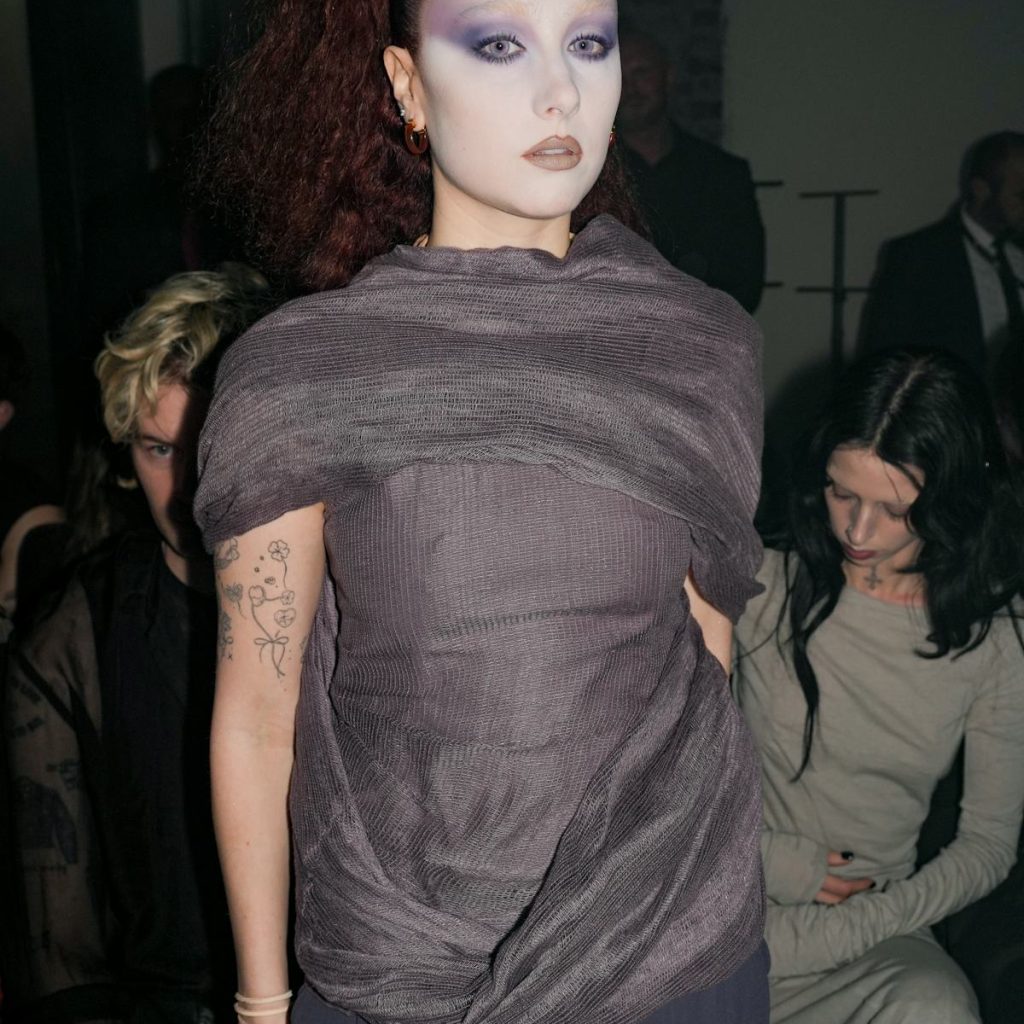 Chappell Roan Takes the Paris Front Row in a Gothic Cut-Out Dress