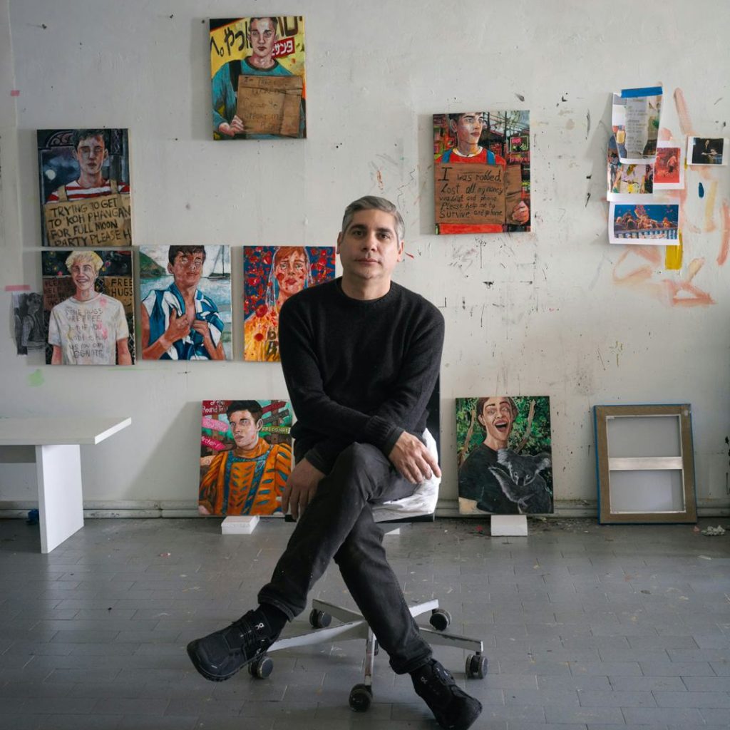 In Venice, Hernan Bas Paints the Problem With Modern Tourism