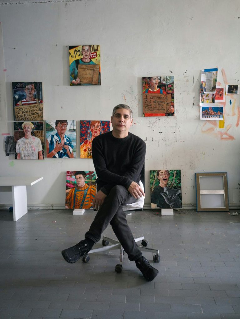 In Venice, Hernan Bas Paints the Problem With Modern Tourism