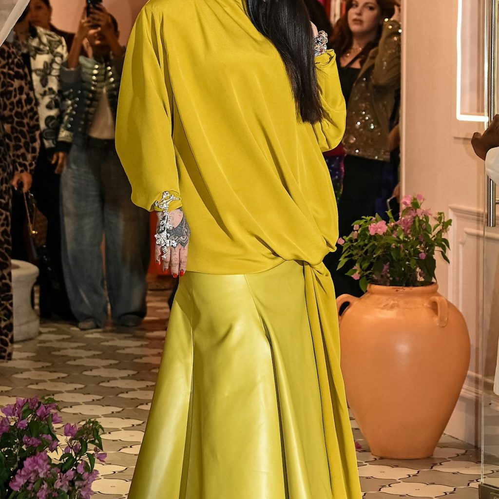 Rihanna Hosts Fenty Pop Up in India With Chartreuse and Snakeskin