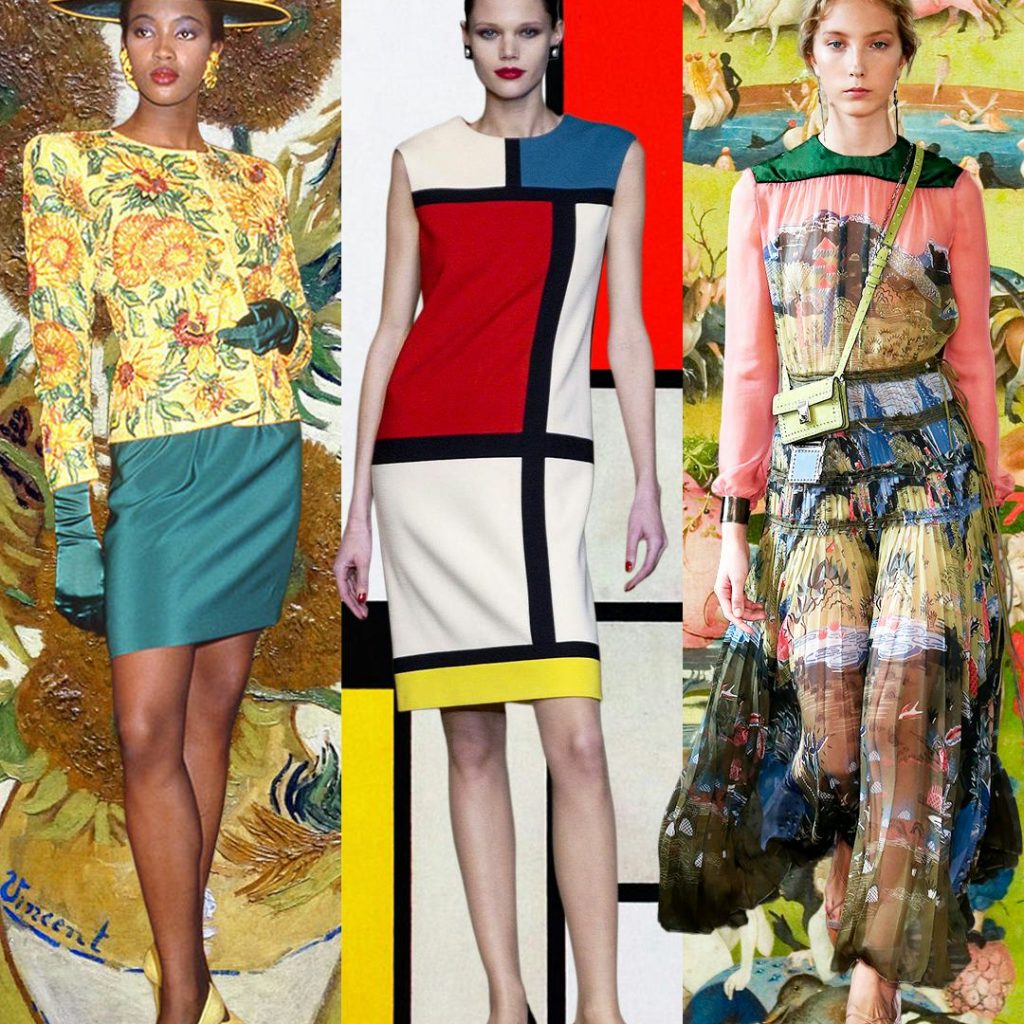 20 Times Fashion Designers Referenced Art In Their Clothing