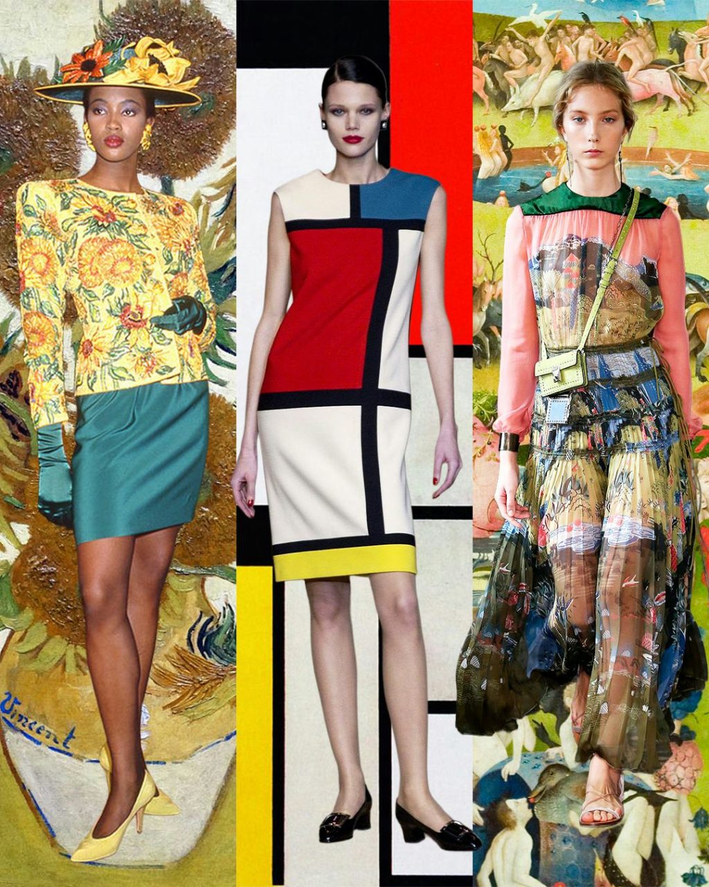 20 Times Fashion Designers Referenced Art In Their Clothing