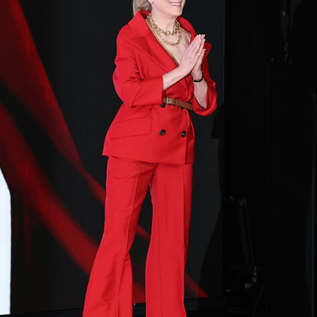 Meryl Streep's Red Prada Suit Is a Sign Fashion Is Fully Behind 'The Devil Wears Prada 2'