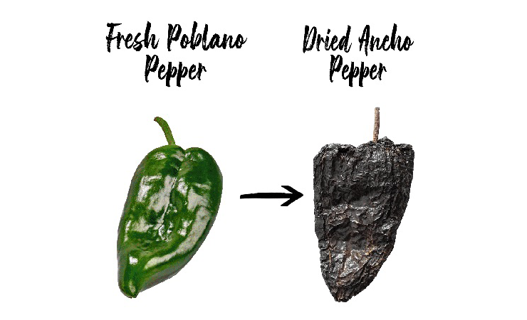 Ancho (Dried Poblano Pepper)