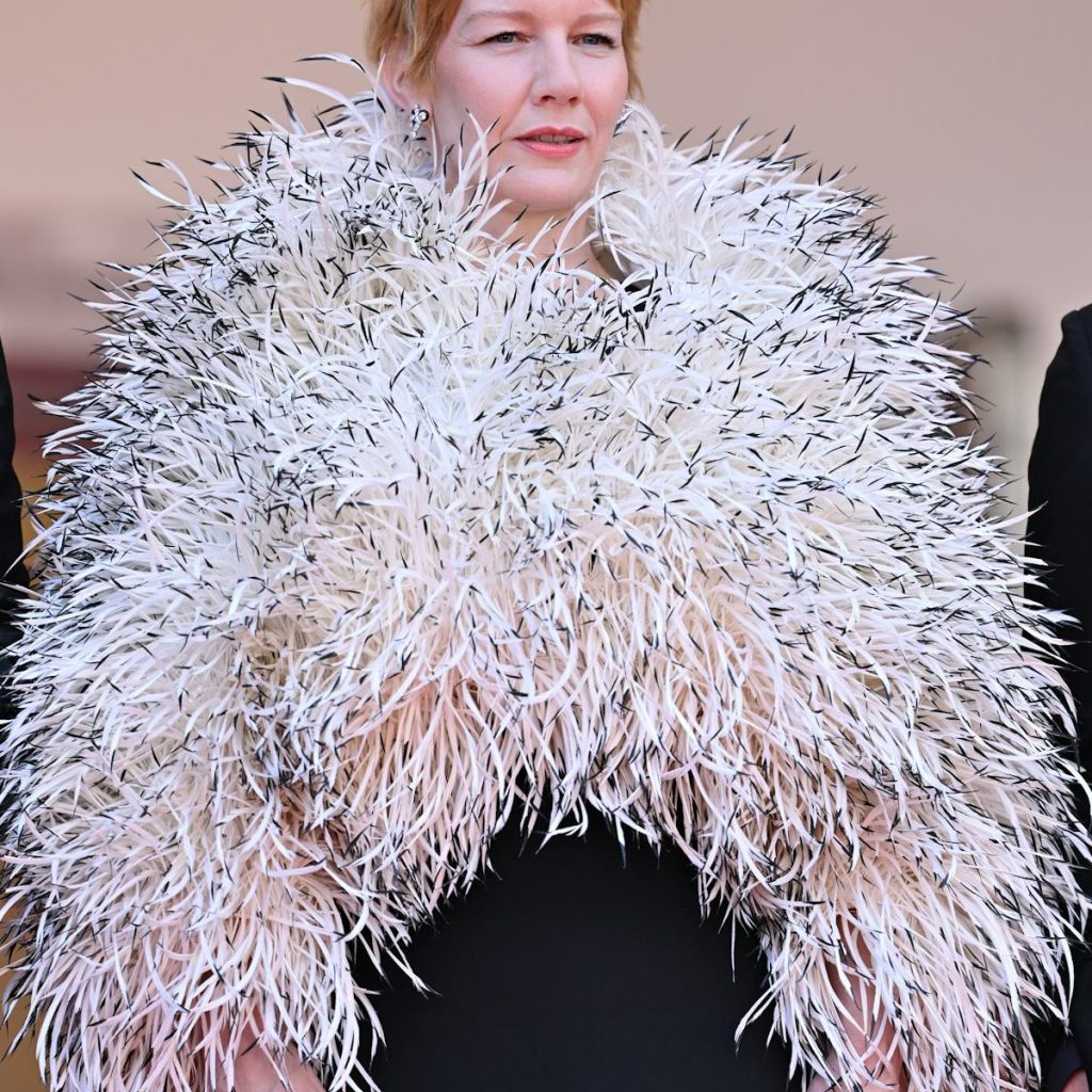 Sandra Hüller Takes Flight at Cannes with a Burst of Chanel Feathers