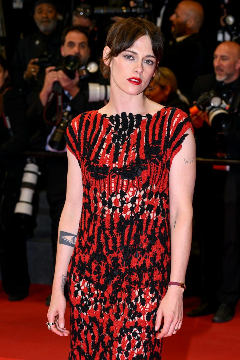 Kristen Stewart Skirts the Cannes Dress Code in Sheer and Sneakers