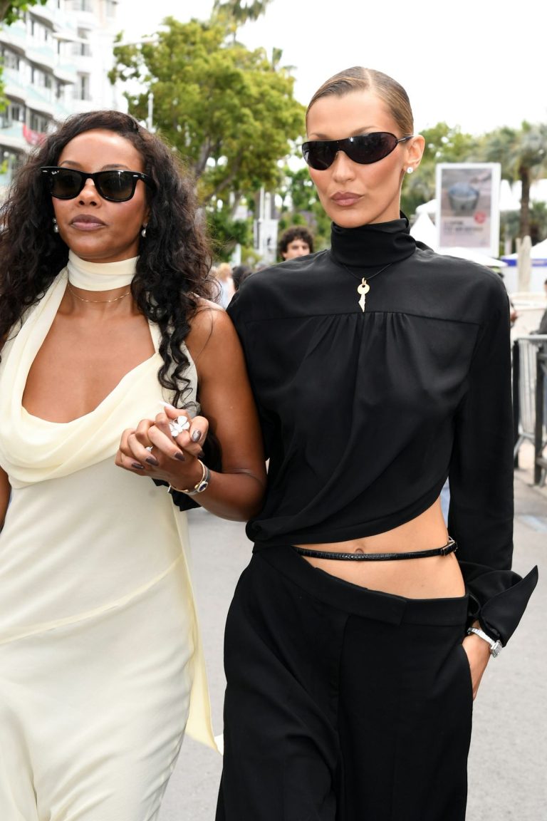 Bella Hadid Swaps Cannes Glamour for Edgy Cutouts
