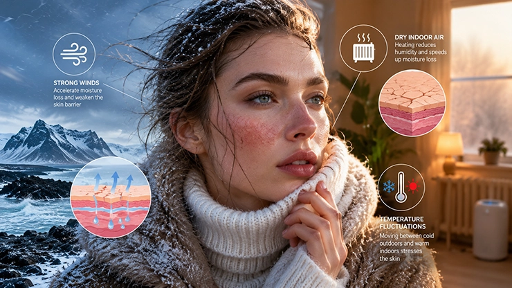 Best Skincare for Iceland’s Dry and Windy Climate