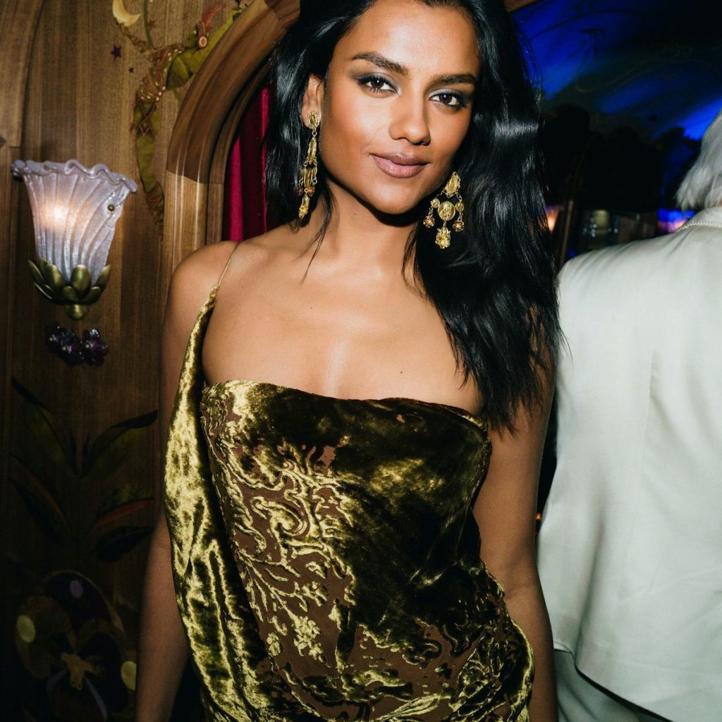 Simone Ashley's Velvet Dress Is Y2K But It Looks Timeless