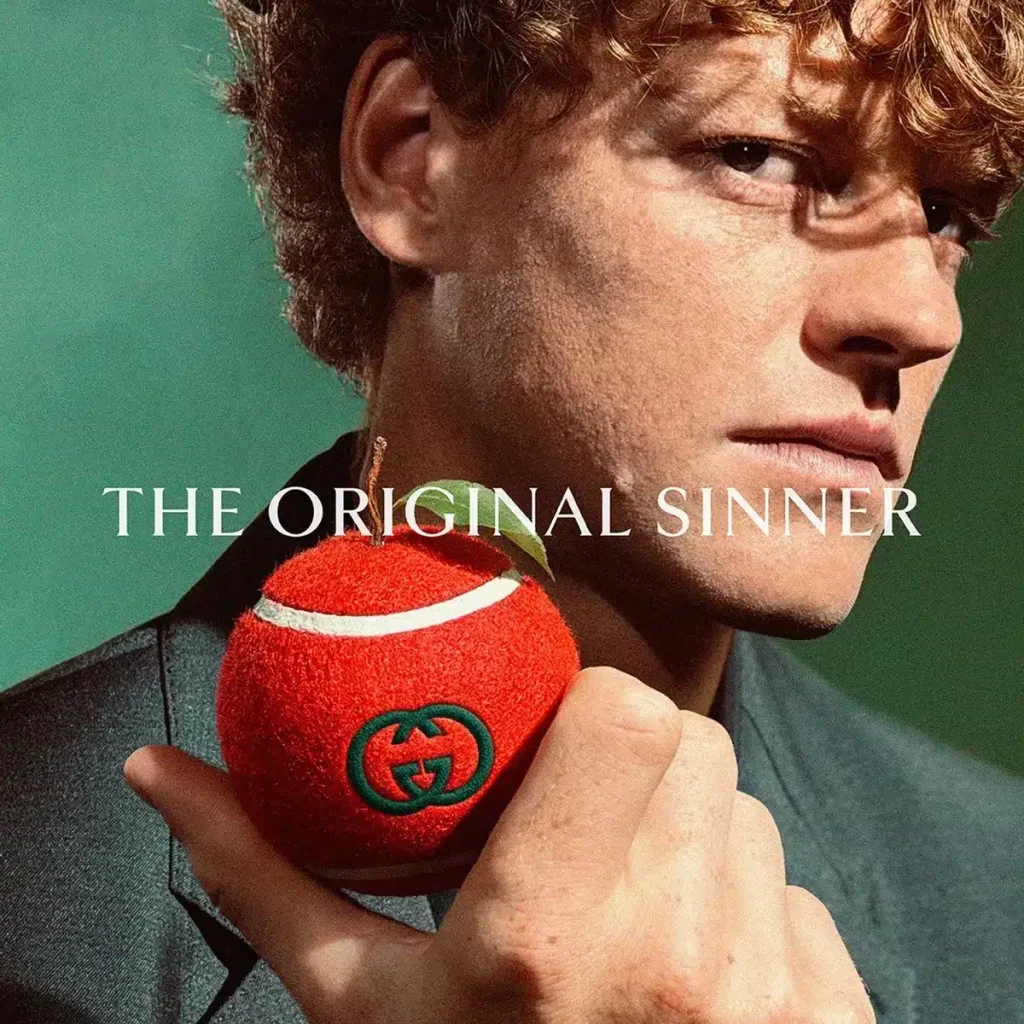 A New Court Aesthetic: Jannik Sinner for Gucci