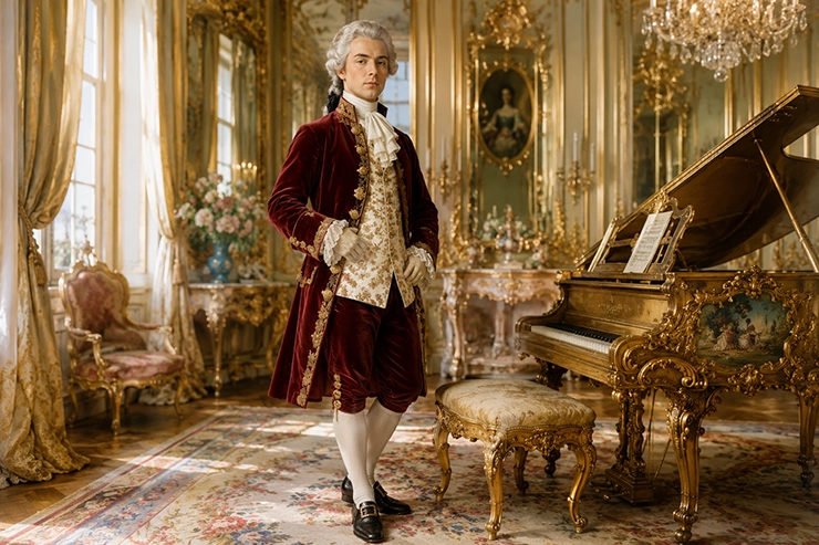 The Wardrobe of Classical Music Geniuses: How Mozart, Beethoven, Bach, Tchaikovsky, and Vivaldi Dressed