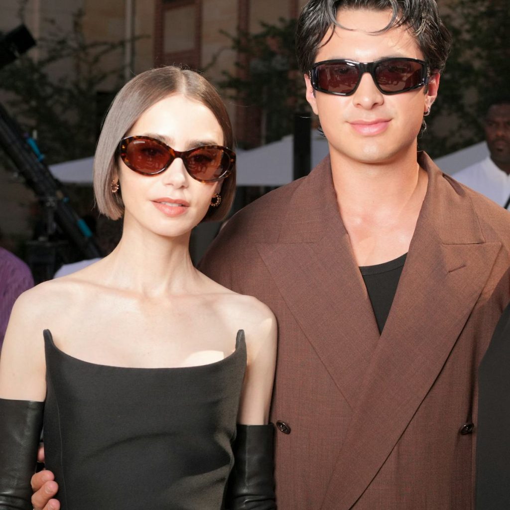 Hudson Williams and Lily Collins Are Couture Week's Surprising Front Row Duo