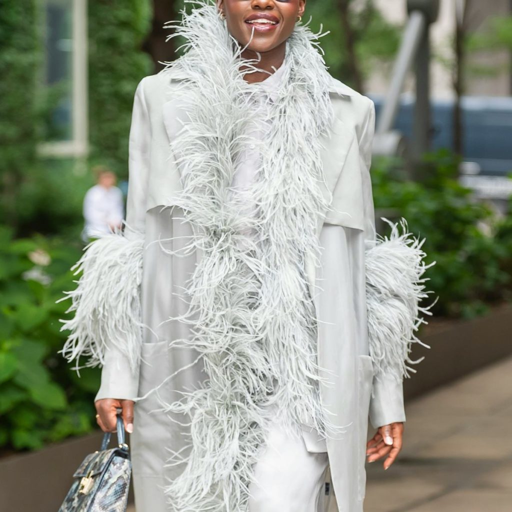 Lupita Nyong’o Effortlessly Floats Into 'The Odyssey' Press Tour