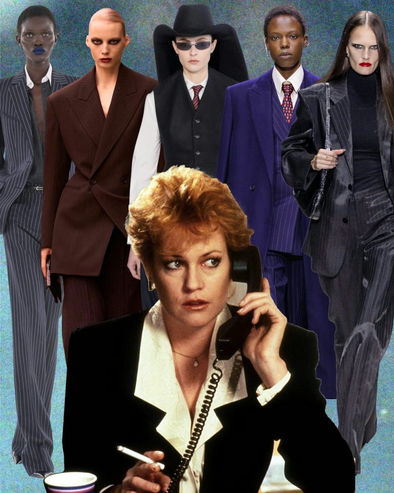 Power Suits Are Trending for Fall—Just Not at the Office