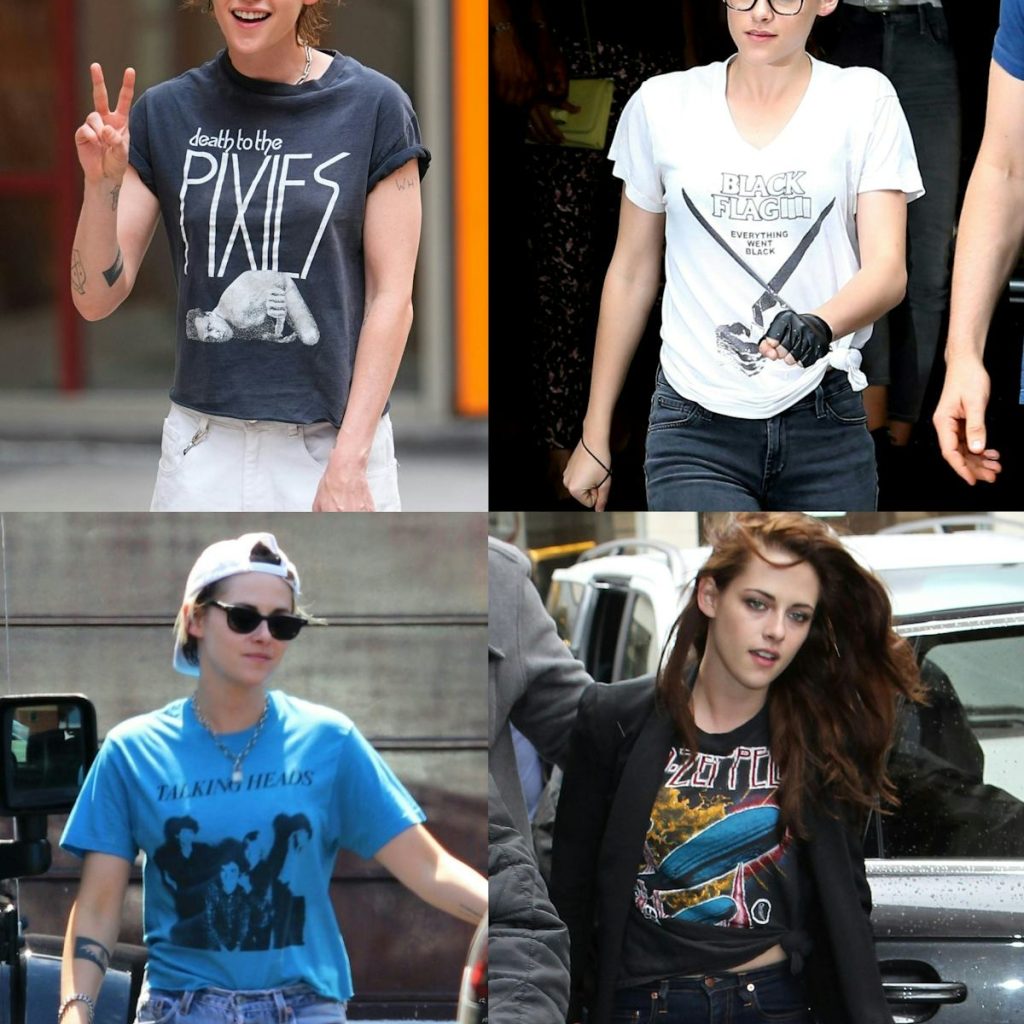 Kristen Stewart's Vintage T-Shirt Collection Remains Unmatched