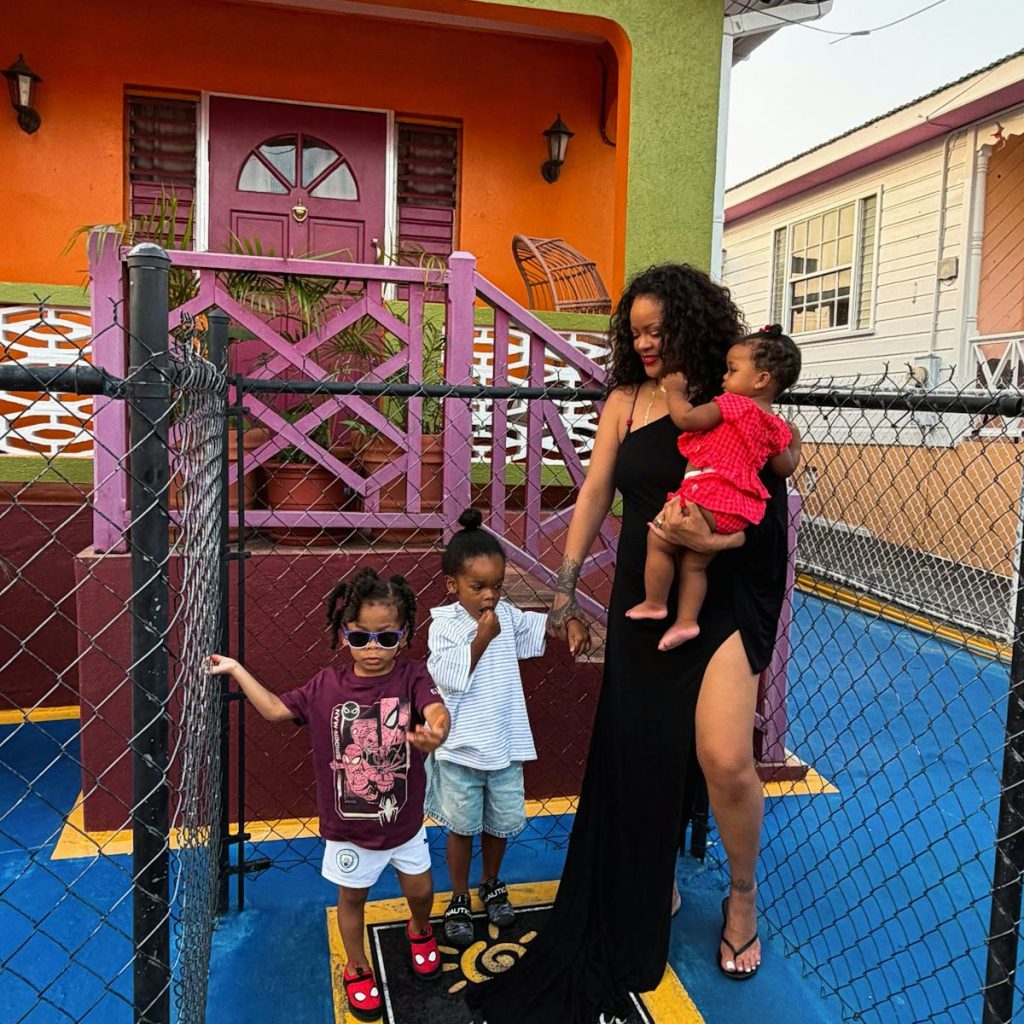 Rihanna and Her Kids Take Barbados in Style